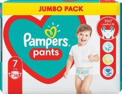 Pampers Pants Πάνες Βρακάκι No. 7 για 17+kg 38τμχ Jumbo Pack