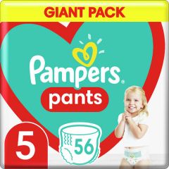 Pampers Πάνες Βρακάκι 360° No. 5 για 12-17kg 56τμχ